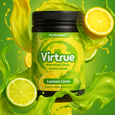 Virtrue Lemon Lime BCAA + Electrolyte Powder