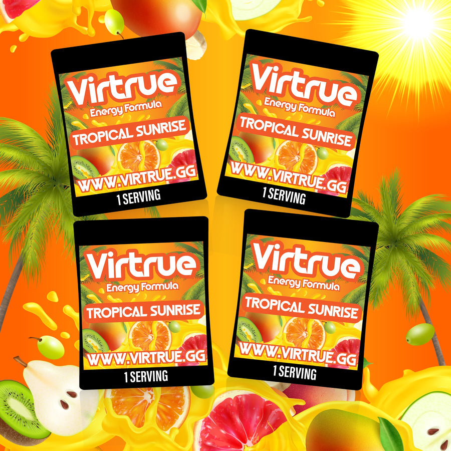Virtrue Pre-Workout Travel Packs (Set of 4)