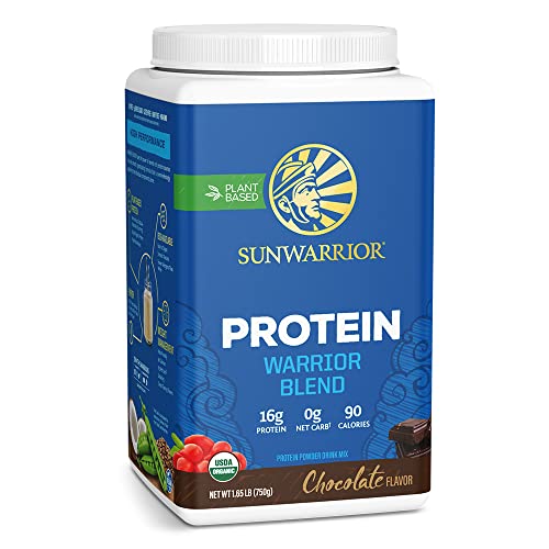 Sunwarrior Warrior Blend Plant Protein — Chocolate (30 Servings)