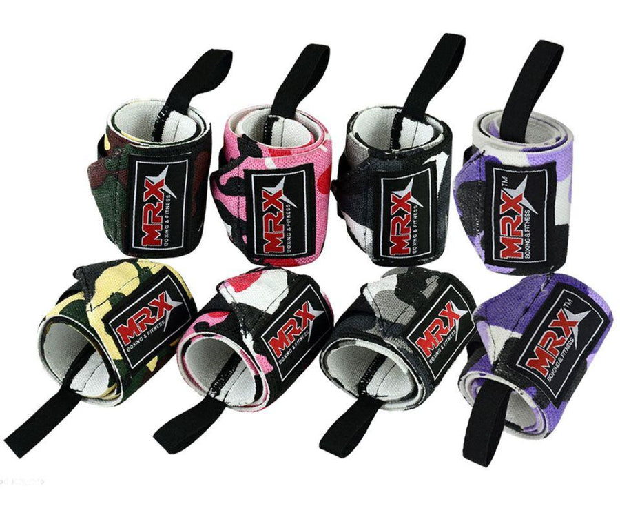 MRX Weight Lifting Wrist Wraps Bodybuilding Gym Training Lifting Wrap Straps
