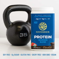 Sunwarrior Warrior Blend Plant Protein — Chocolate (30 Servings)