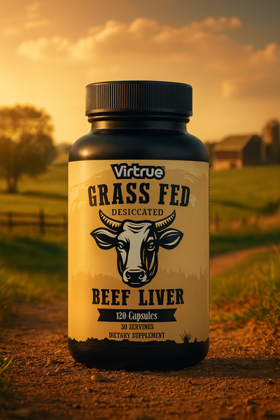 Virtrue Grass Fed Beef Liver Capsules