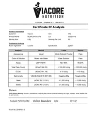 Virtrue Lemon Lime BCAA + Electrolyte Powder