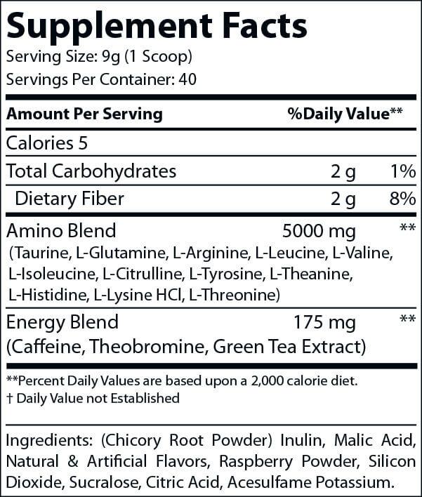 Virtrue Raspberry Iced Tea Pre-Workout