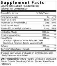 Lemonade Pre-Workout Energy Powder + Focus Boost & Hydration | Sugar Free