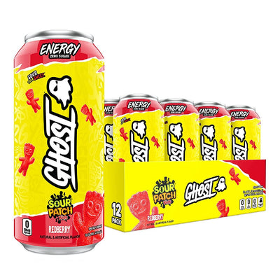 Ghost Energy Sour Patch Kids Redberry 12-Pack Cans