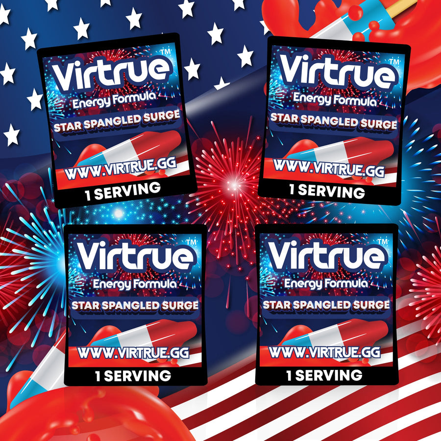 Virtrue Pre-Workout Travel Packs (Set of 4)