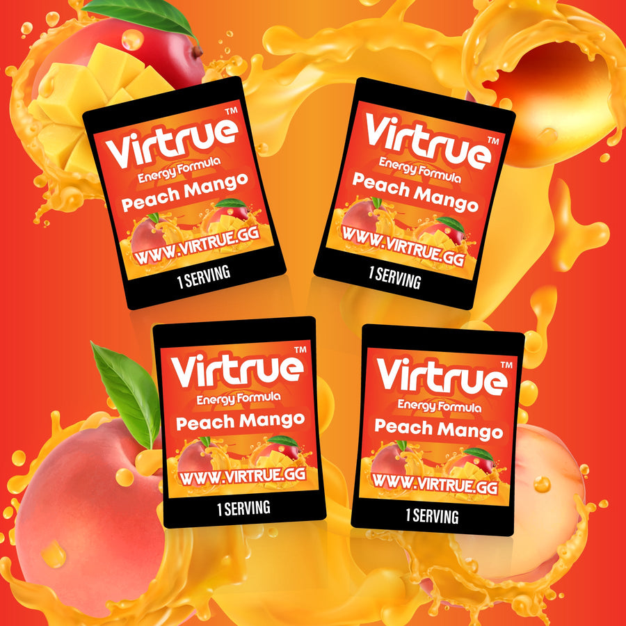 Virtrue Pre-Workout Travel Packs (Set of 4)