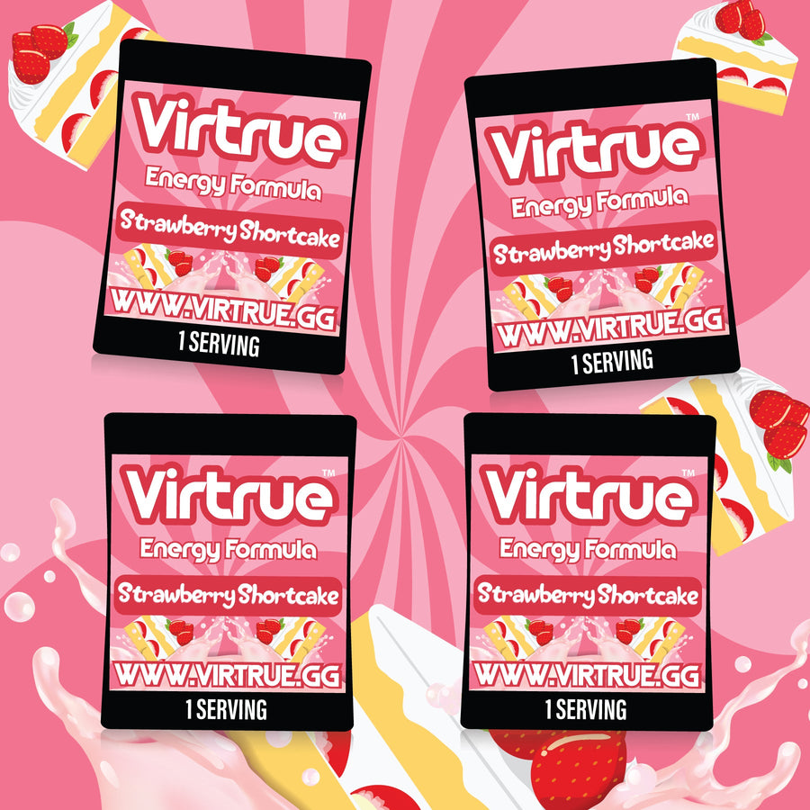 Virtrue Pre-Workout Travel Packs (Set of 4)