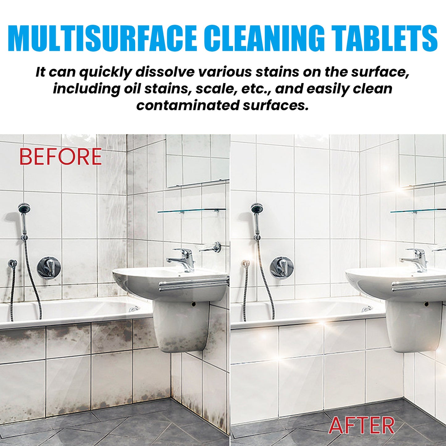 Multi-surface cleaner used on kitchen surfaces